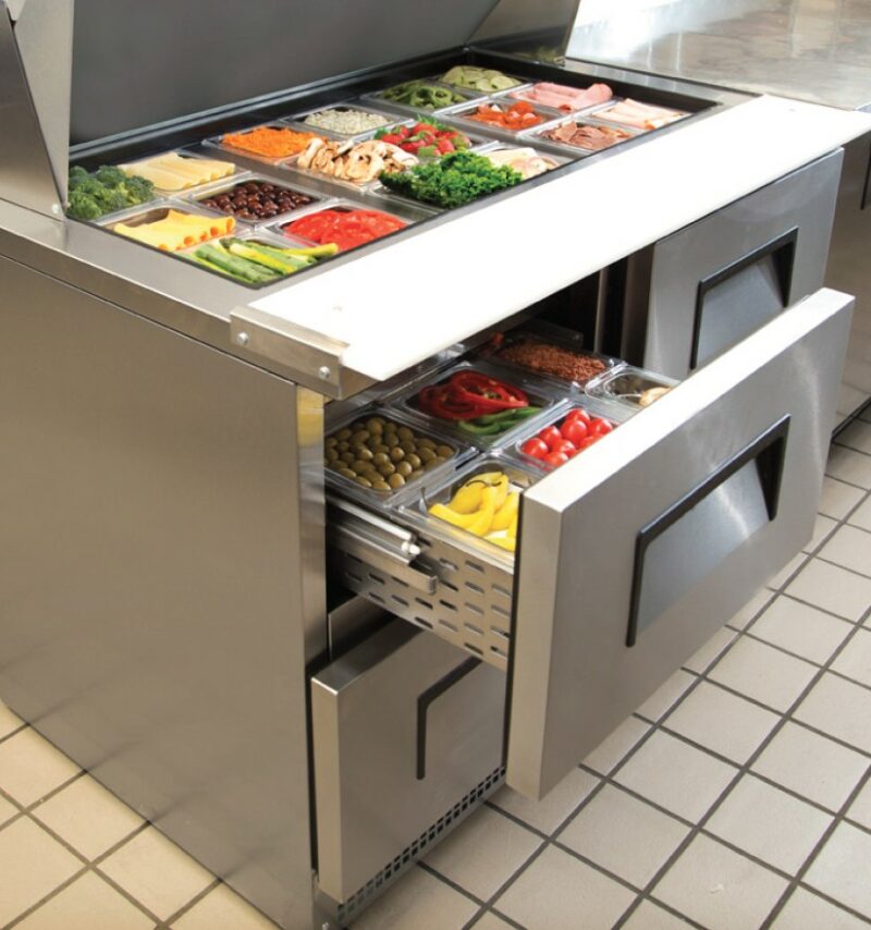 True TFP | Sandwich Prep Table | True Sandwich Prep Table